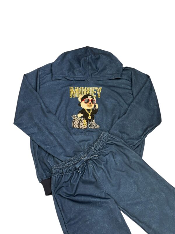 PIJAMA NICK OSO MONEY AZUL JASPE JUNIOR M/L