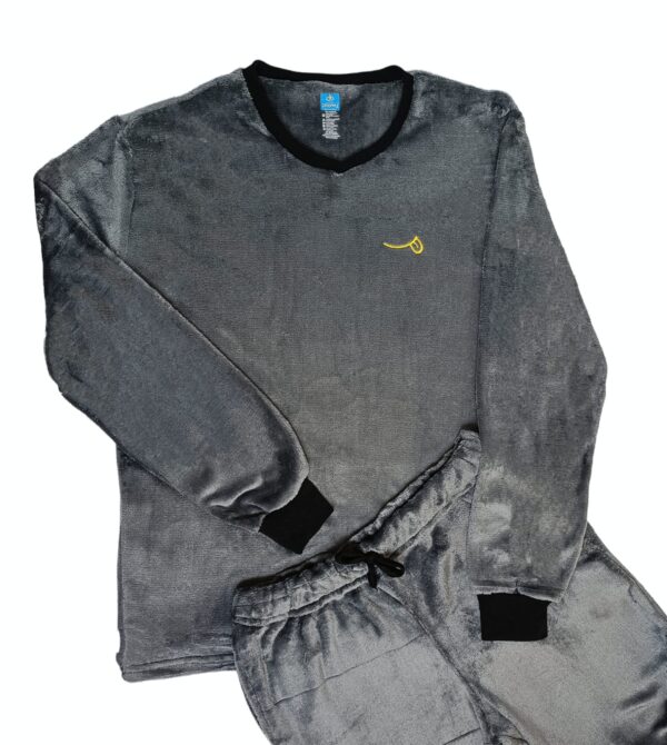PIJAMA TERMICA UNITONO GRIS ADULTO