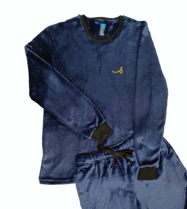 PIJAMA TERMICA UNITONO AZUL OSCURO ADULTO