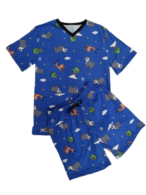PIJAMA GLOW PARAMO AZUL ADULTO M/C